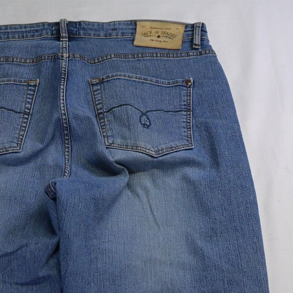 Jack of Spades 38 x 32 High Roller Stretch Light Wash Denim Jeans - Picture 4 of 5